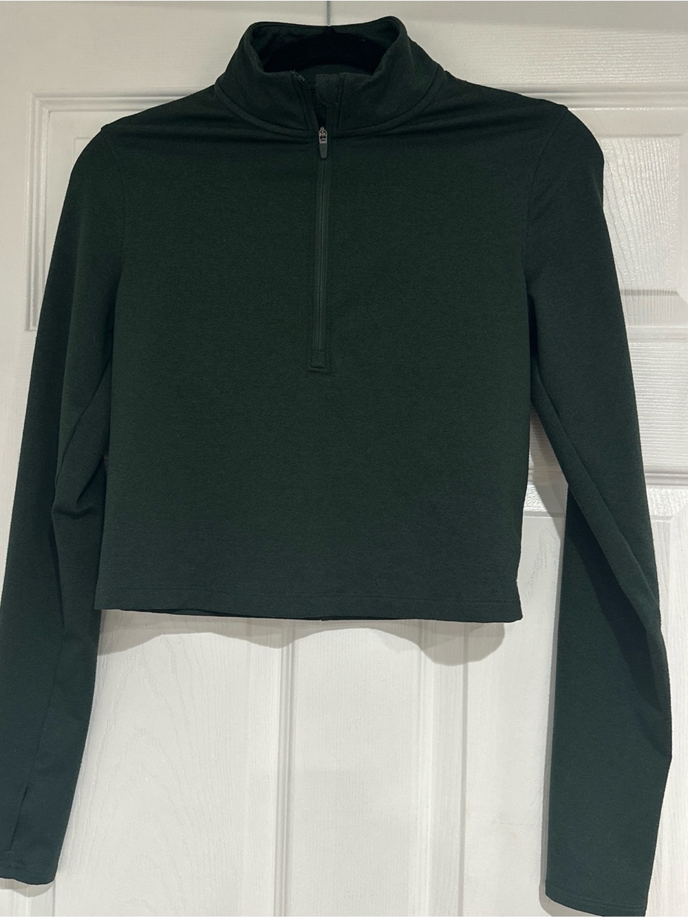 Old Navy Dark Green Quarter Zip Athletic Top